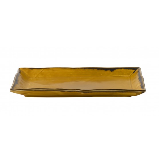 Harvest Mustard Rectangular Tray